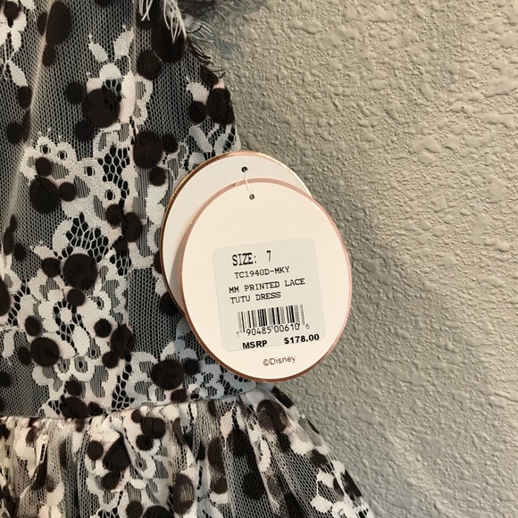 Disney Tutu Couture Minnie Mouse Lace Dress - Picture 8 of 8